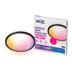 Lampa sufitowa WiZ Superslim Ceiling 22W Czarny