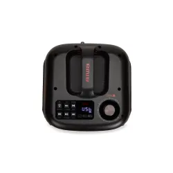 Power Audio Aiwa KBTUS-250 40W Bluetooth Radio FM, DAB Mikrofon Karaoke Czarny
