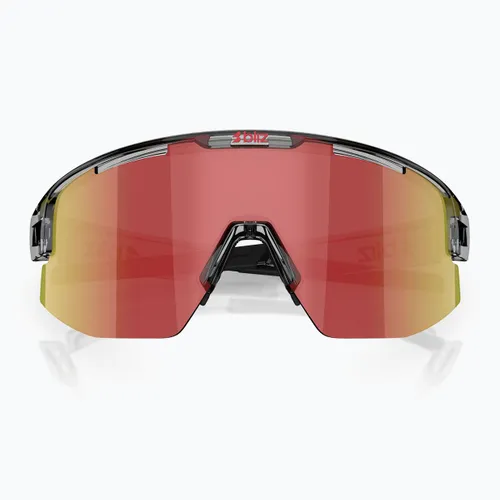 Okulary przeciwsłoneczne Bliz Matrix transparent dark grey/brown red multi