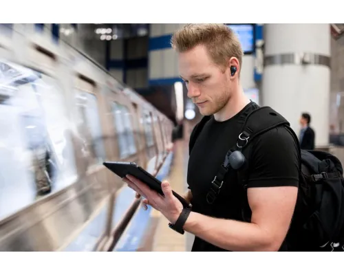 Słuchawki bezprzewodowe JVC Gumy HA-A23TBU Dokanałowe Bluetooth 5.4 Czarny