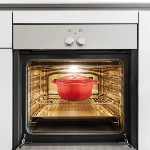 TESCOMA Bordeaux 4,7 l czerwony - garnek aluminiowy z pokrywką