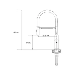 Bateria MYQ Parana PAR0116 Czarny mat