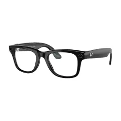 Okulary AR Ray-Ban Meta Wayfarer RW4006 Clear Shiny Black