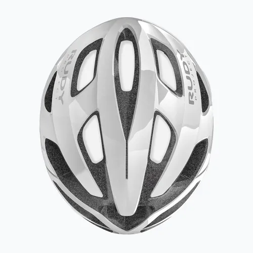 Kask rowerowy Rudy Project Strym Z white shiny