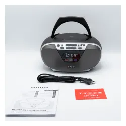 Radioodtwarzacz Aiwa Boombox BBTU-400SL Bluetooth Srebrny