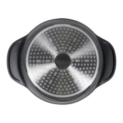 MONETA Lirica Handle 26 cm czarna - patelnia nieprzywierająca z pokrywką