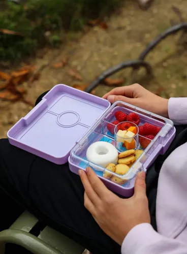 Śniadaniówka / lunchbox dziecięcy Yumbox Snack - lavender purple / magical unicorn