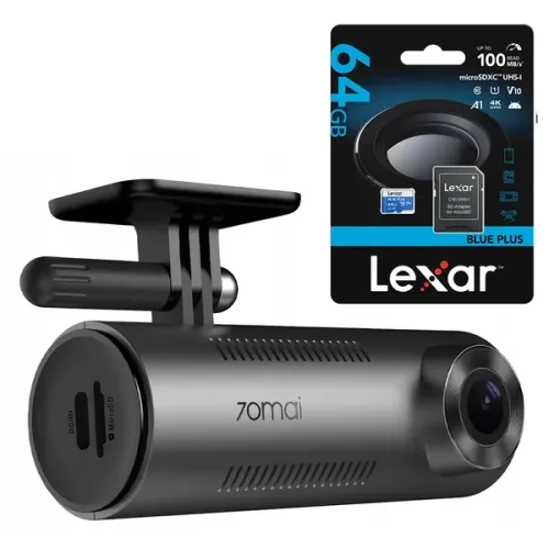 Wideorejestrator 70MAI M310 + karta pamięci 64GB