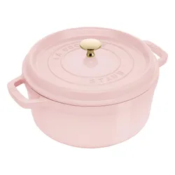 Garnek żeliwny okrągły 2.6 ltr STAUB LA COCOTTE Różowy