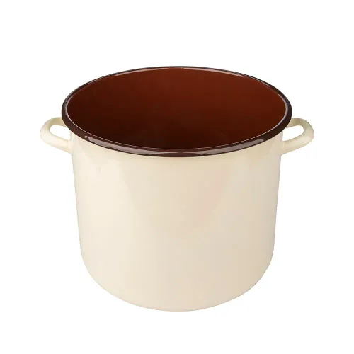 Garnek emaliowany z pokrywką SILESIA RYBNIK 16,6 l