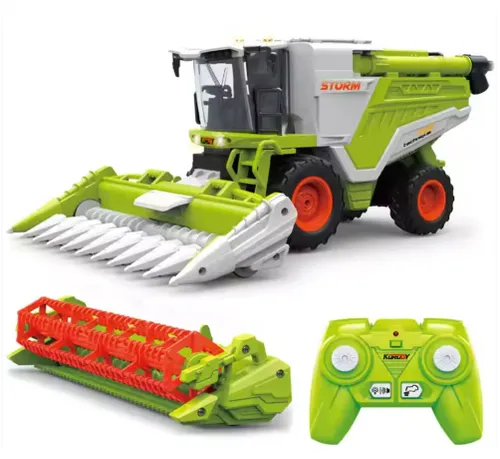 Zdalnie sterowany kombajn COIL RC zabawka na pilota światło dźwięk dym skala 1:24