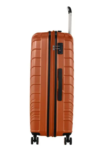 American Tourister SPEEDSTAR-copper orange'ın geniş genişletilebilir valizi