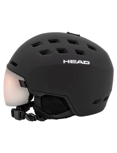 Kask narciarski męski z wbudowaną szybą HEAD RADAR black 2023 - Rozmiar - XL/XXL