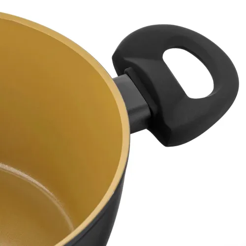 Garnek aluminiowy nieprzywierający z pokrywką FLORINA AMVEGAN 4,8 l