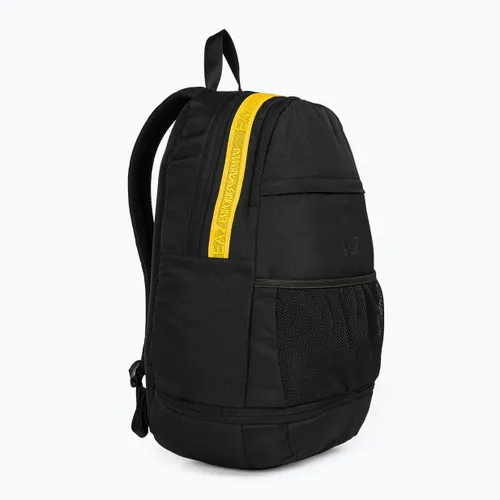 Plecak męski EA7 Emporio Armani Train Logo Tape 25 l black/giallo