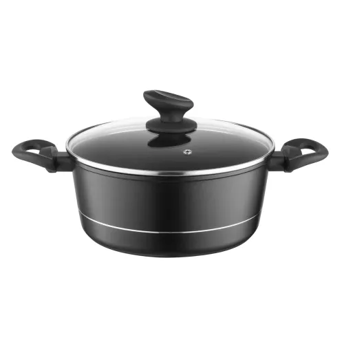 Garnek aluminiowy z pokrywką FLORINA DELUX 4 l