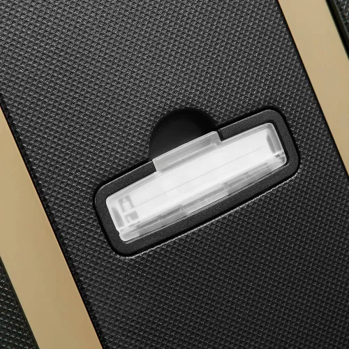 Mare XL Samsonite s ' cure DLX valiza - negru / aur delicios
