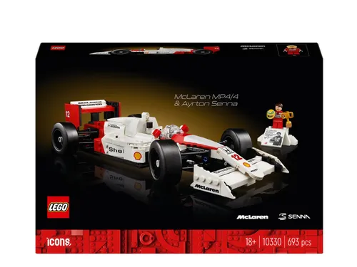 LEGO Icons 10330 McLaren MP4 / 4 и Айртон Сенна