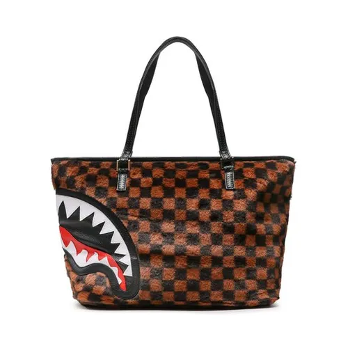 Сумка SPRAYGROUND Fur Sharks In Paris Tote 910T4935NSZ Коричневый