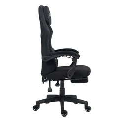 Fotel COBRA Player 5.0 CRF53BK Czarny + podnóżek