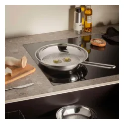 EVA TRIO Honeycomb 20 cm - patelnia ze stali nierdzewnej