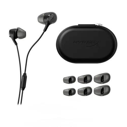 Słuchawki przewodowe z mikrofonem HyperX Cloud Earbuds III Douszne Czarny
