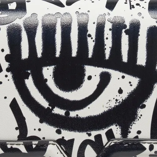 Chiara Ferragni bag 75sb4ba2 alb / negru L02