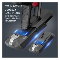 Odkurzacz Tefal X-Force Flex 15.60 Aqua TY99G3 160min Funkcja mycia Wymienny akumulator Mini elektroszczotka