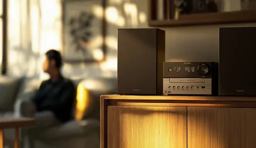 Wieża Philips TAM3505M2/12 Bluetooth Radio FM, DAB Czarny