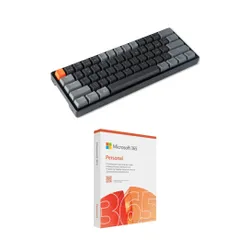 Klawiatura KEYCHRON K12-J3 Wireless Gateron G Pro Brown RGB Czarno-szary + Program MICROSOFT 365 Personal