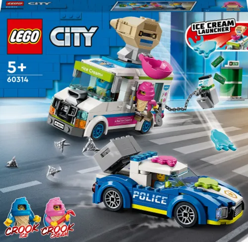 LEGO 60314 City Policyjny pościg za furgonetką z lodami