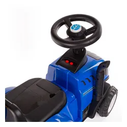 Jeździk traktor z przyczepką New Holland jeździdełko dla dziecka pojazd 12M+ niebieski