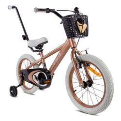 Rower dziecięcy SUN BABY Verdant Rowan 16 cali dla chłopca Cappuccino