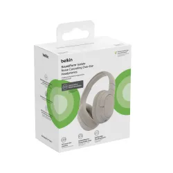 Słuchawki bezprzewodowe Belkin SoundForm Isolate Nauszne Bluetooth 5.4 Piaskowy