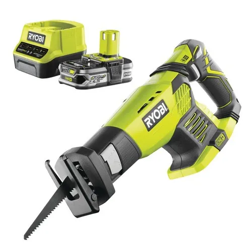 Piła szablasta RYOBI RRS1801M + Akumulator RYOBI RC18120-125 2.5Ah 18V + Ładowarka