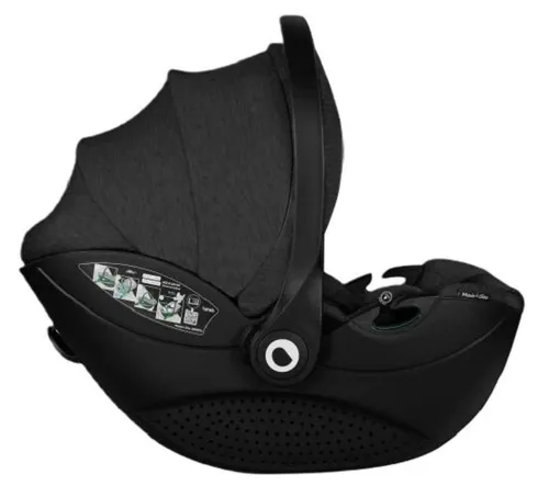 Fotelik samochodowy LIONELO Moxie i-Size 40-87 cm (0-13 kg) Czarny