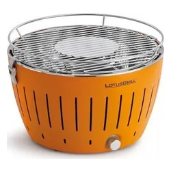 LotusGrill Kömür bahçe ızgarası XL 40 cm x 40 cm Turuncu + Kılıf