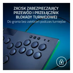 Kontroler Razer Kitsune do PC, PS5 Przewodowy Czarny