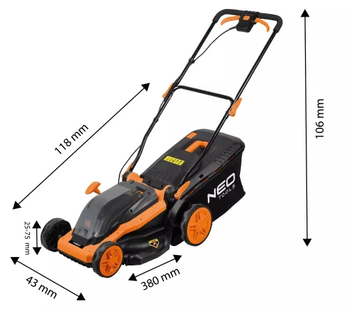Kosiarka akumulatorowa NEO TOOLS 04-640