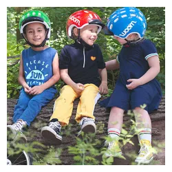 Kask rowerowy dziecięcy woom Kids green