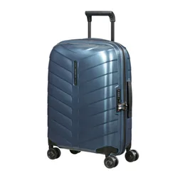 Маленький расширяемый чемодан Samsonite Attrix 55 см (20/23 см) - steel blue