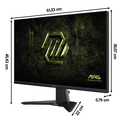 Monitor MSI MAG 275QF E20 27" 2560x1440px IPS 200Hz 0.5 ms [GTG]