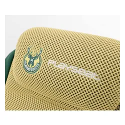 Playseat scaun NBA champ-Milwaukee Bucks Gaming până la 122 kg țesătură verde-Galben