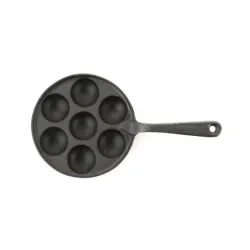 SKEPPSHULT Original – patelnia żeliwna do pączków 21 cm