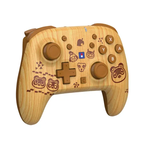 Pad Hori Wireless HORIPAD Turbo Animal Crossing Wood Brown do Nintendo Switch 2 Bezprzewodowy
