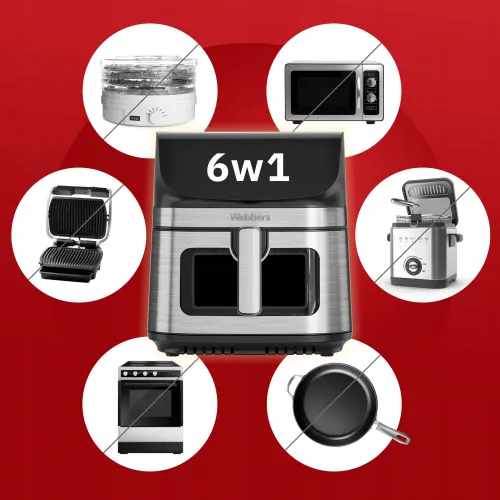 Air Fryer Frytkownica beztłuszczowa WEBBER AF801 8.8 l z 10 automatycznymi programami