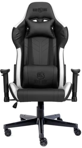 Fotel MAD DOG GCH701W Czarno-biały