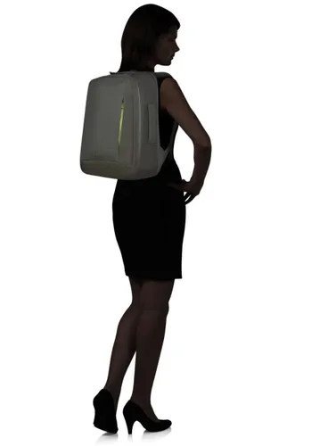 Рюкзак ручная кладь Samsonite Guardit Classy BP Underseater 15,6" - gunmetal green