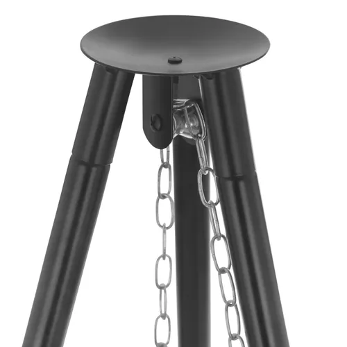 Palenisko trójnóg duży grill ogniskowy ogrodowy wiszący 2w1