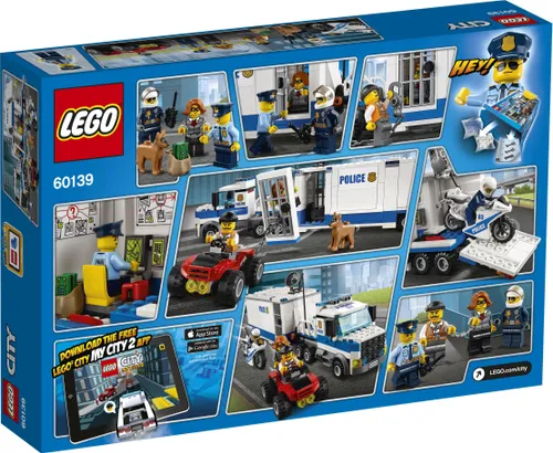 Конструктор Lego City мобильный командный центр (60139)